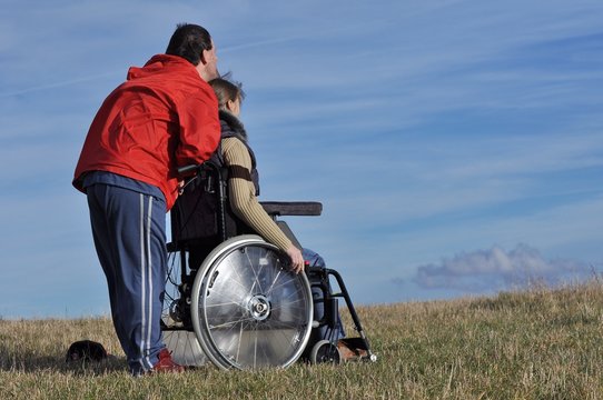 handicaped couple