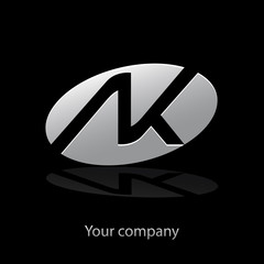 logo entreprise, logo ak