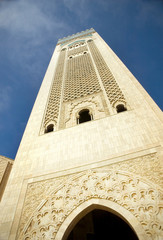 Fototapeta na wymiar Hassan II. Meczet w Casablance