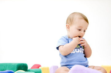Baby with Blocks