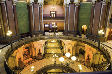Springfield, Illinois - State Capitol - obrazy, fototapety, plakaty