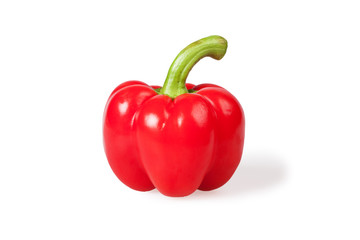 Red pepper isolated on white