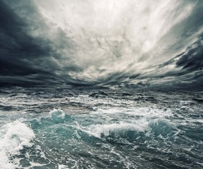 Ocean storm - obrazy, fototapety, plakaty