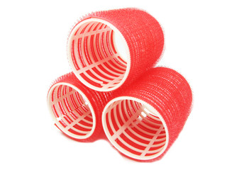 set of hair rollers