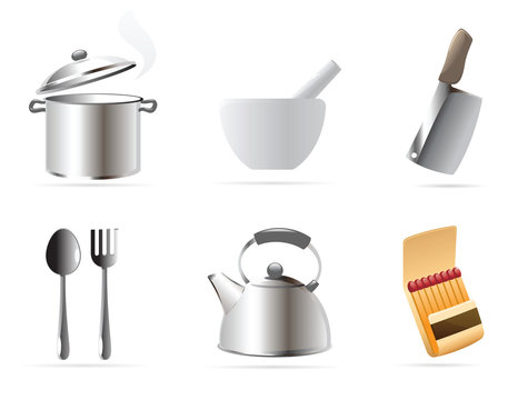 Icons for kitchen