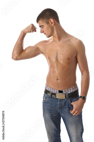 schürze nackter mann