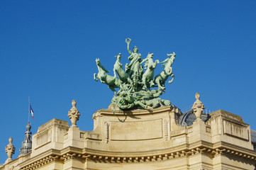Obraz premium Paris , détail du grand Palais
