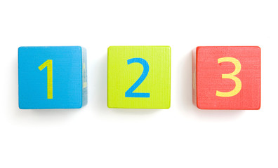 Early Learning - Building Blocks Showing Counting Numbers