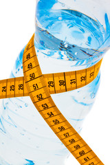 Mineralwasser. Symbol für Diät
