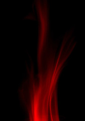 Fototapeta premium Leaping red flames
