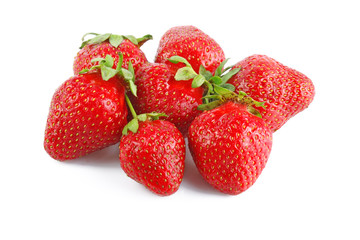 Collection of strawberries