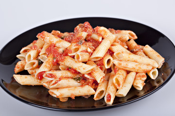 Penne with tomato sauce