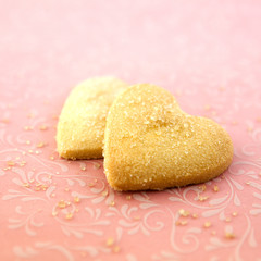 Closeup of beautiful christmas biscuits