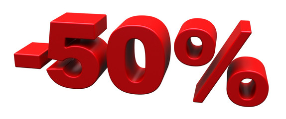 50% Nachlass