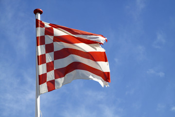 Fahne der Freien Hansestadt Bremen