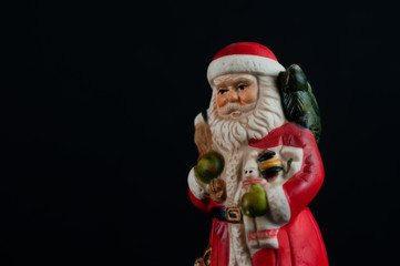 Weihnachtsmann bei Nacht