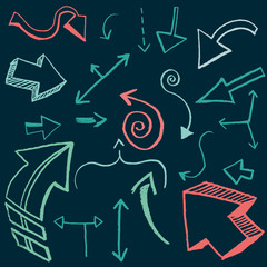 doodle set - arrows