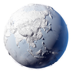 Snow Planet Earth - obrazy, fototapety, plakaty