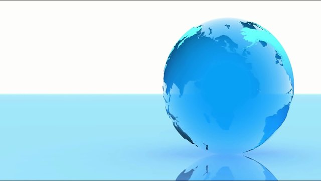 Blauer Planet in Rotation 01
