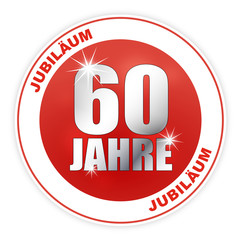 Button - Jubiläum Geburtstag Jahrestag Firmenjubiläum 60