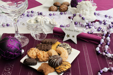 Festliche Tischdekoration