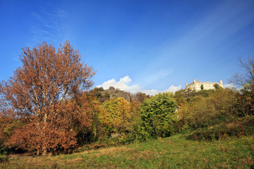 Fototapeta premium Montalto Dora castle, Italy