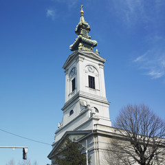 Fototapeta na wymiar church, Belgrade, Serbia