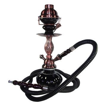 Schwarze Wasserpfeife Kupfer - Nargile - Sheesha - Hookah
