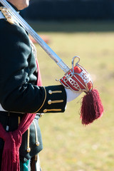 Soldiers marching
