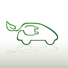 logo voiture électrique
