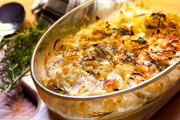 Potato and Onion Gratin