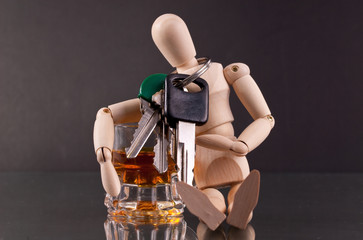 Don't Be a Dummy ( Drinking and Driving Concept )