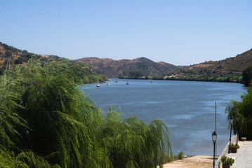 Landscape  of river Guadiana, Portugal