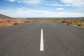 Road on Lanzarote