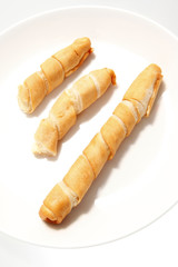 Melted white cheese dow fingers - tequenos