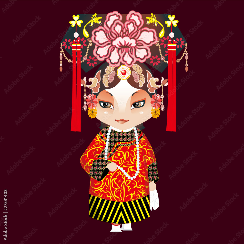 Canvas Prints peking opera people