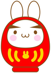 うさぎ　だるま