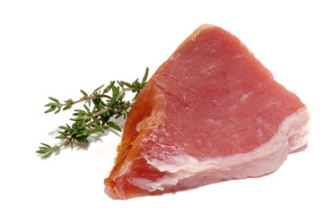 Roher Schweineschinken