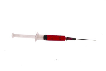 Fototapeta premium hypodermic syringe isolated