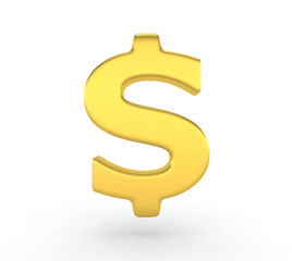 Dollar sign - 3d render