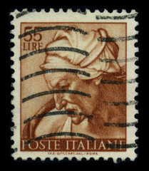 Postage stamp.