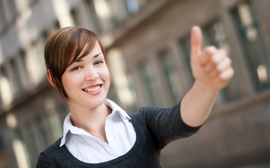 erfolgreiche Gesch&auml;ftsfrau