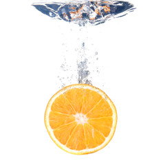 orange splash
