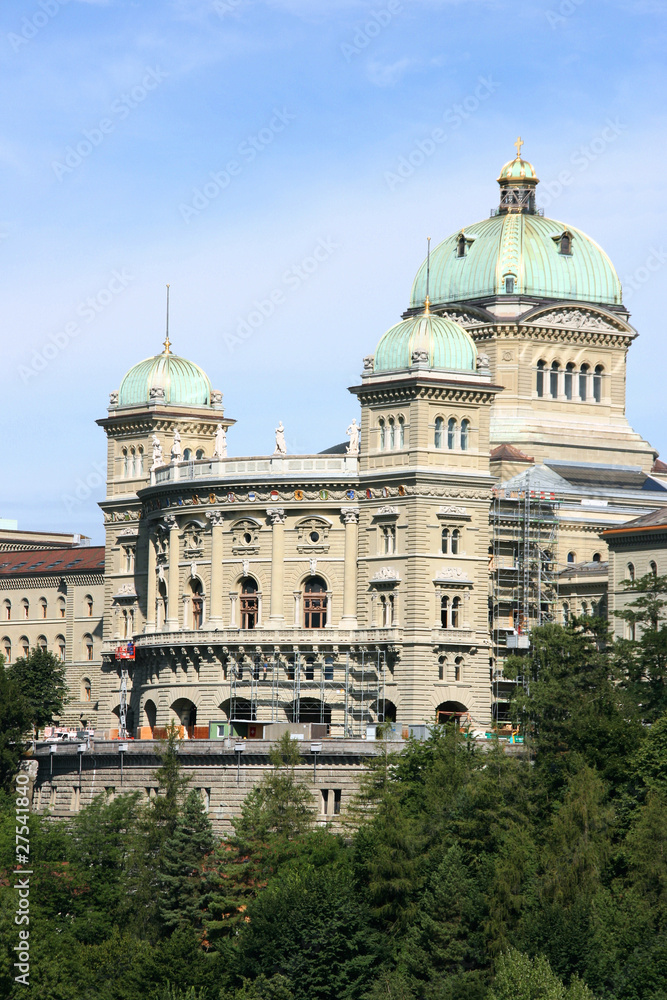 Wall mural Swiss parliament in Berne