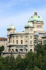 Fototapeta premium Swiss parliament in Berne