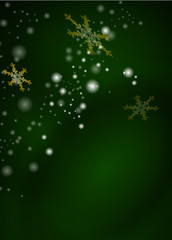 Weihnachtlicher, abstrakter, gr&uuml;ner Hintergrund