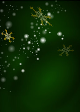 Weihnachtlicher, abstrakter, gr&uuml;ner Hintergrund
