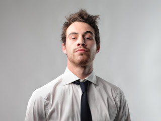 Snobbish businessman