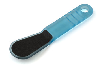 Blue plastic foot file