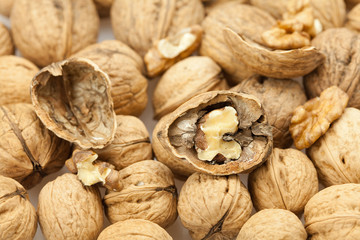 Walnuts background